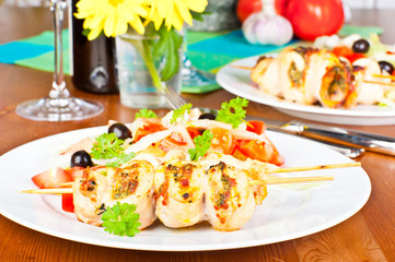 Chicken kebabs