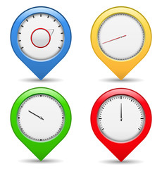 Naklejka premium Indicators