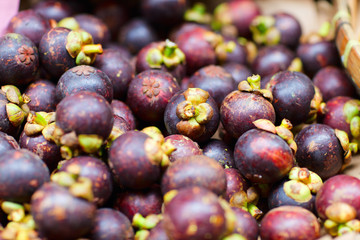 Mangosteen fruits