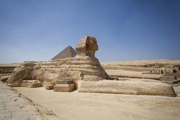 Views Of The Sphinx At Cairo Giza Egypt
