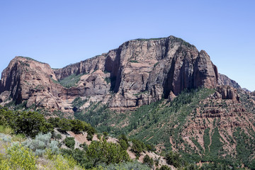 Fototapeta na wymiar kolob canyons