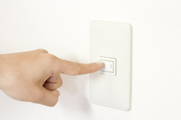 Light switch on and off