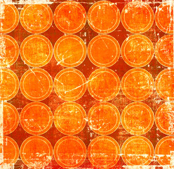 Grunge orange background