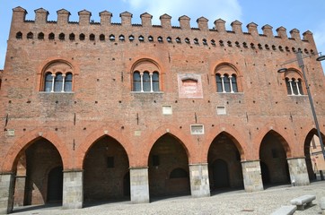 Fototapeta na wymiar Cremona-building Cittanova