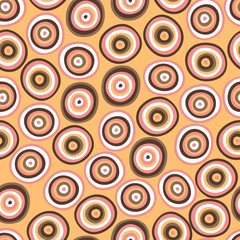 Seamless abstract hand drawn pattern, vector background.