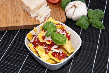 Portion of Raviolis in a bowl
