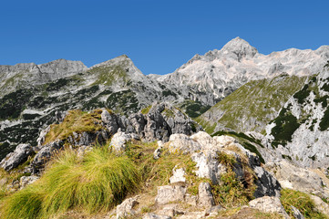 Fototapeta na wymiar Mount Triglav in the Julian Alps - Slovenia, Europe
