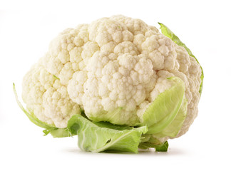 Cauliflower isolated on white