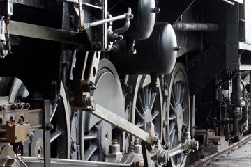 Steam locomotive detail