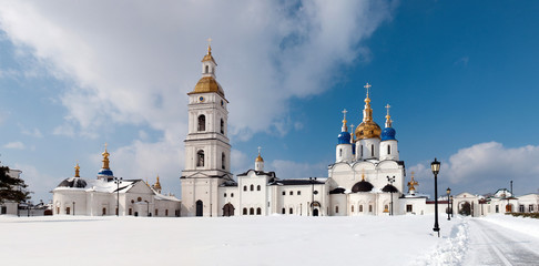 Kremlin in Tobolsk, a historic capital of Siberia, Russia.