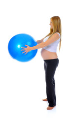 Fototapeta premium Beautiful pregnant woman