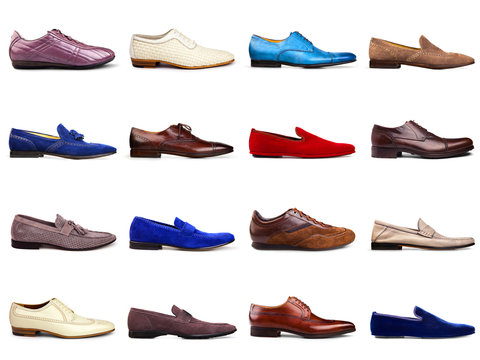 Multicolored men's shoes-1