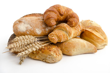 Brötchen, Croissants und Ähren