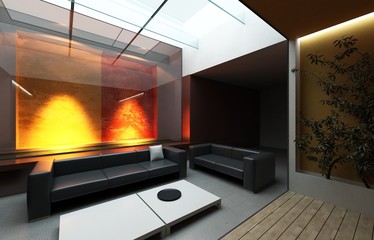 Fototapeta premium Modern Luxury Loft | Interior Architecture