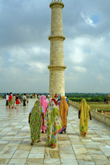 Ladies at Taj Mahal