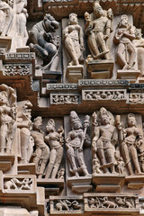 Fototapeta na wymiar I templi di Khajuraho - India
