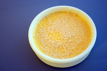 crème brûlée, au sucre