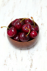 cherry in a bowl