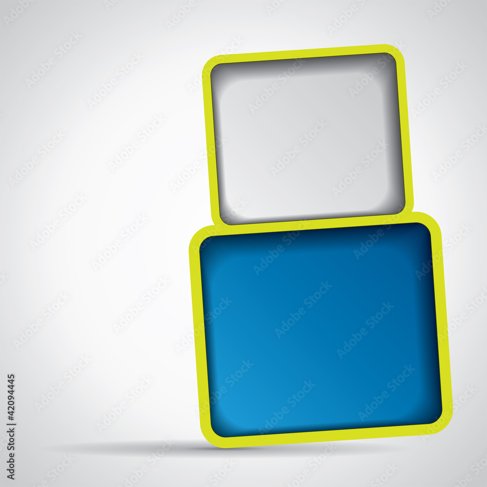Poster abstract background with boxes for your text