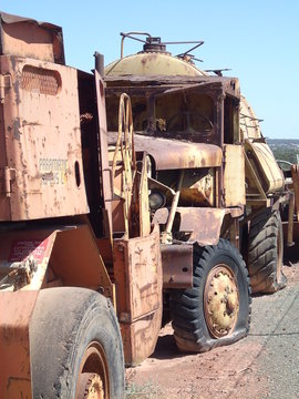 old minning trucks