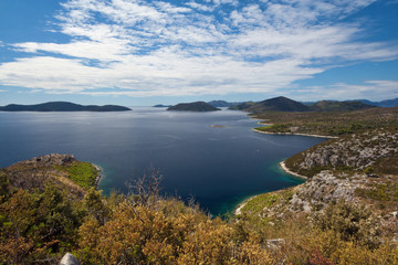 Peljesac peninsula landscape near Dubrovnik, Croatia, Europe