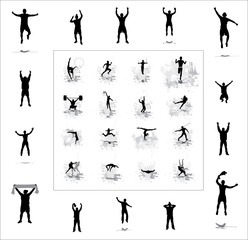 Set. Icons for sports championships