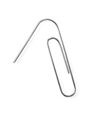 Paper clip isolated