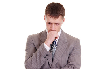 portrait of a handsome business man