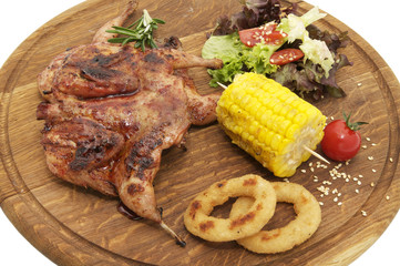 перепел гриль