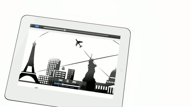 tablette blanche tour du monde