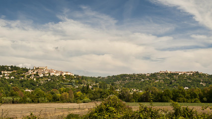 Fototapeta na wymiar Neighboring Villages of Callian & Montauroux