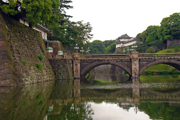 Fototapeta na wymiar Pałac Cesarski w Tokio