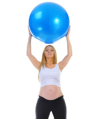 Beautiful pregnant woman