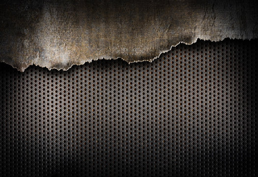 Torn Metal Background