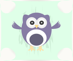 Cute Vector Owl
