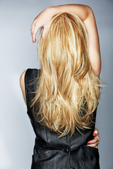 woman with long blond hair