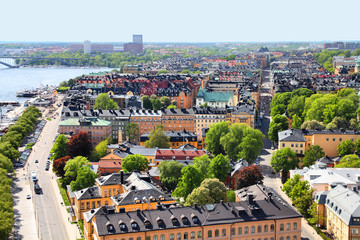 Naklejka premium Stockholm - Kungsholmen view