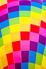 Fototapeta premium Colors on a fire balloon