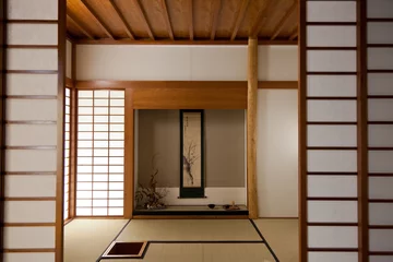 Deurstickers Japan Japanse kamer