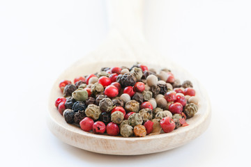 Pepper on spoon