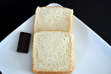 Bread with chocolate
