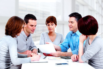 Fototapeta premium Group of business people.