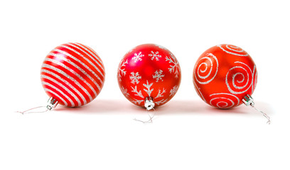 blue christmas balls