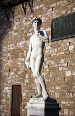 Naklejka premium Michelangelo's David, Florence, Italy