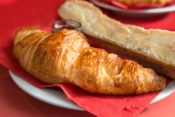 fresh croissant