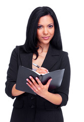 Fototapeta premium Accountant business woman.