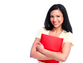 Naklejka premium Student girl.