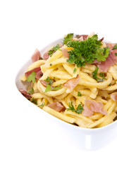 Fresh cooked Cheese Spaetzle