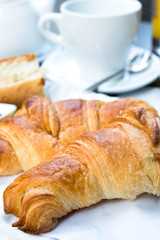 coffee and croissants