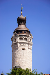 Obraz premium Rathausturm Leipzig